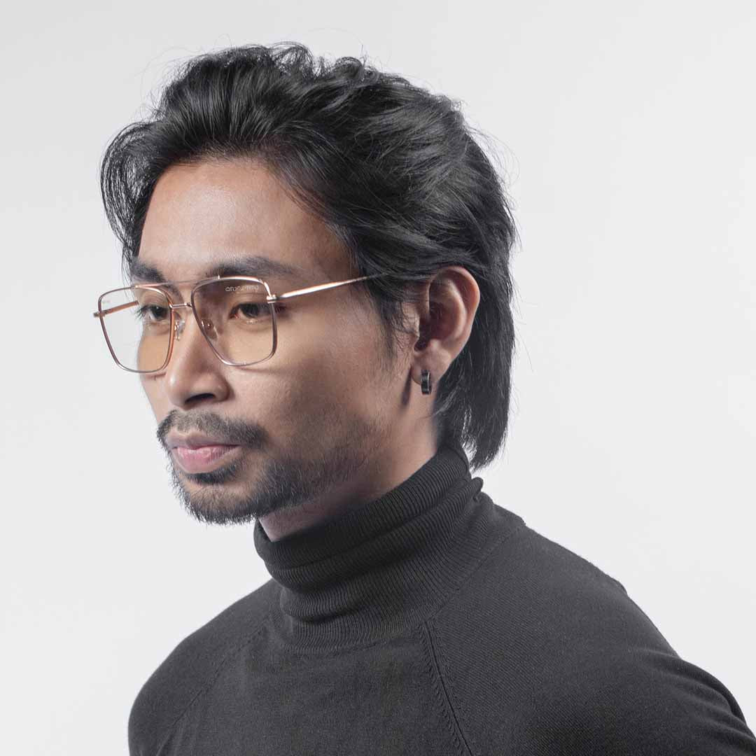 The Big-wig™ vPrime in Clear Specs | Baybayin Eyewear