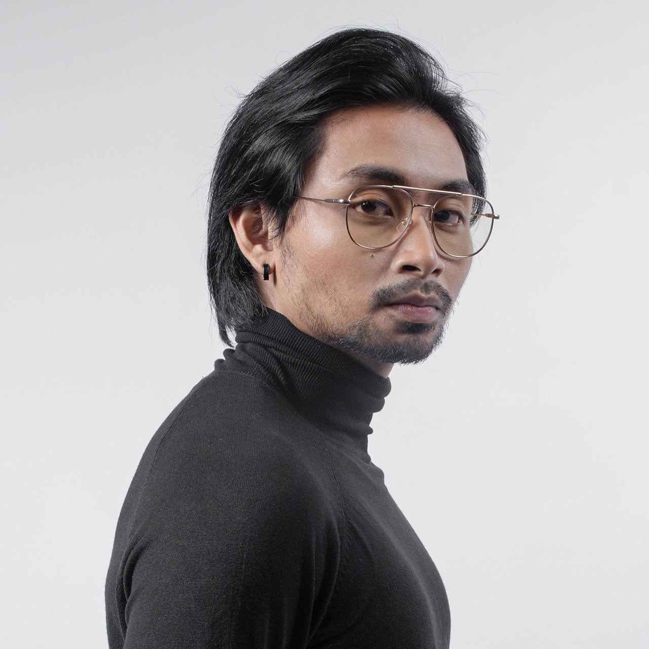 The Ballsy™ vPrime in Clear Specs in Black Matte
