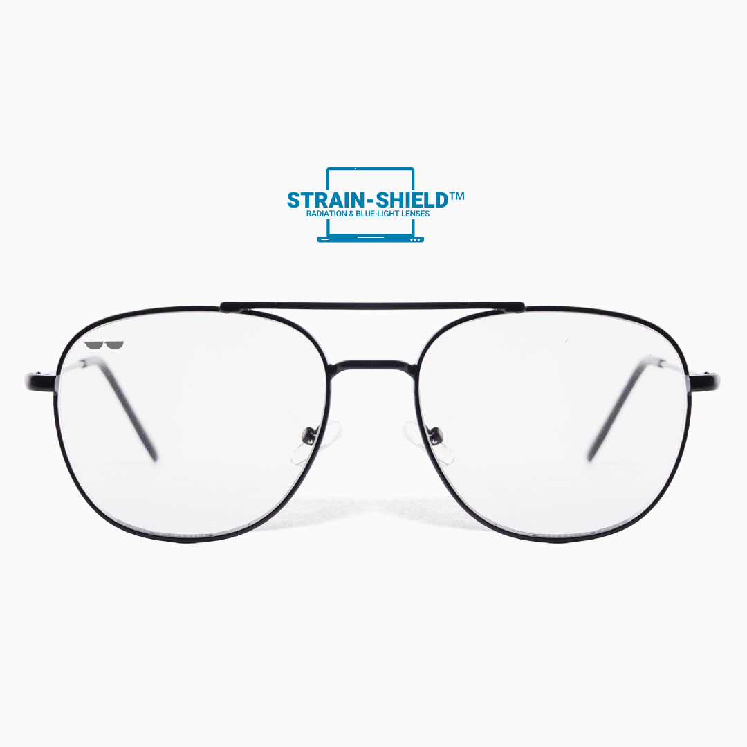 The Ballsy™ vPrime in Clear Specs in Black Matte