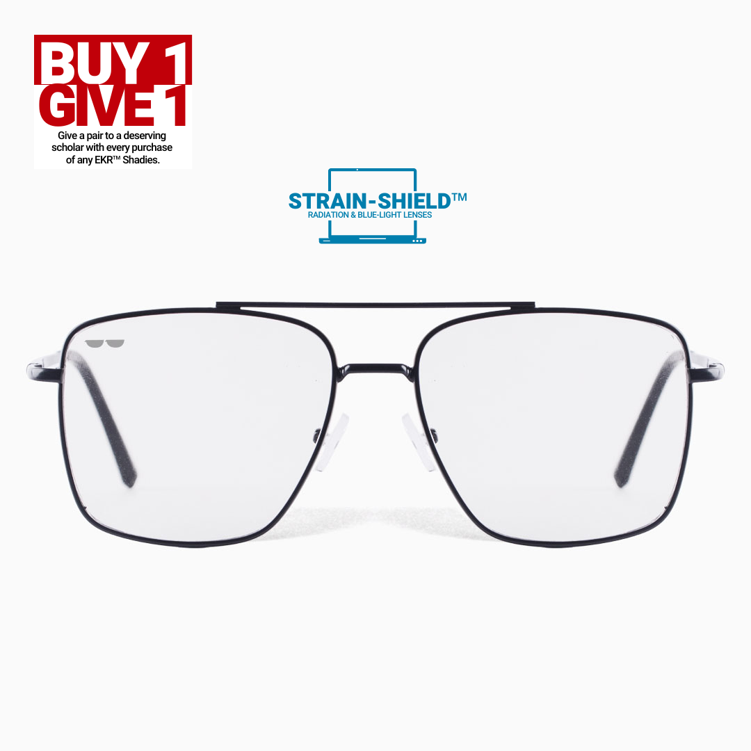 The Big-Wig™ vPrime in Clear Specs in Black Matte