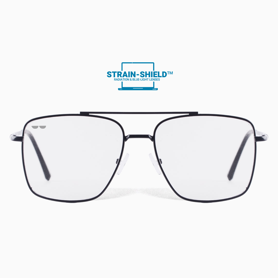 The Big-Wig™ vPrime in Clear Specs in Black Matte