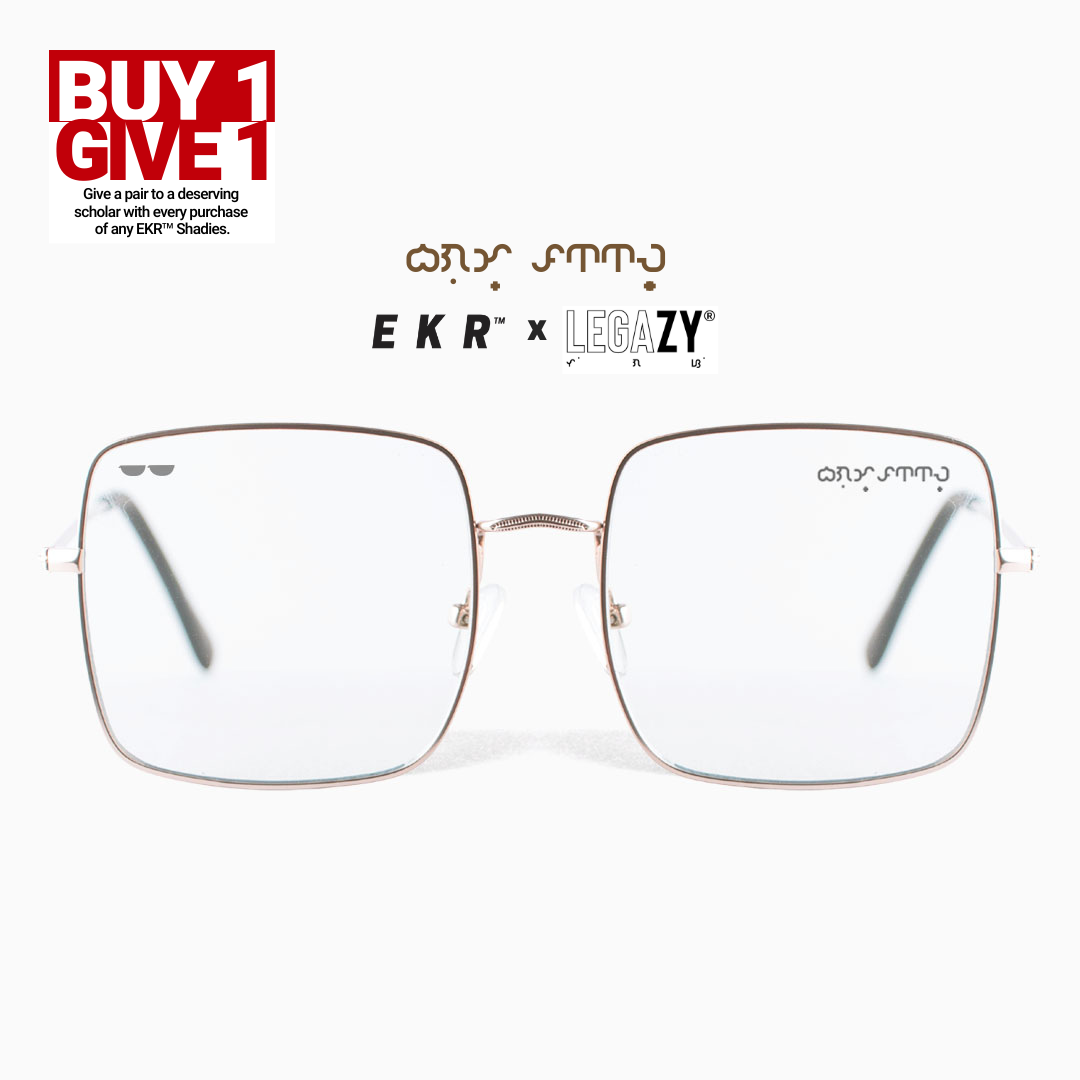 The Brave™ vPrime in Clear Specs | Baybayin Eyewear