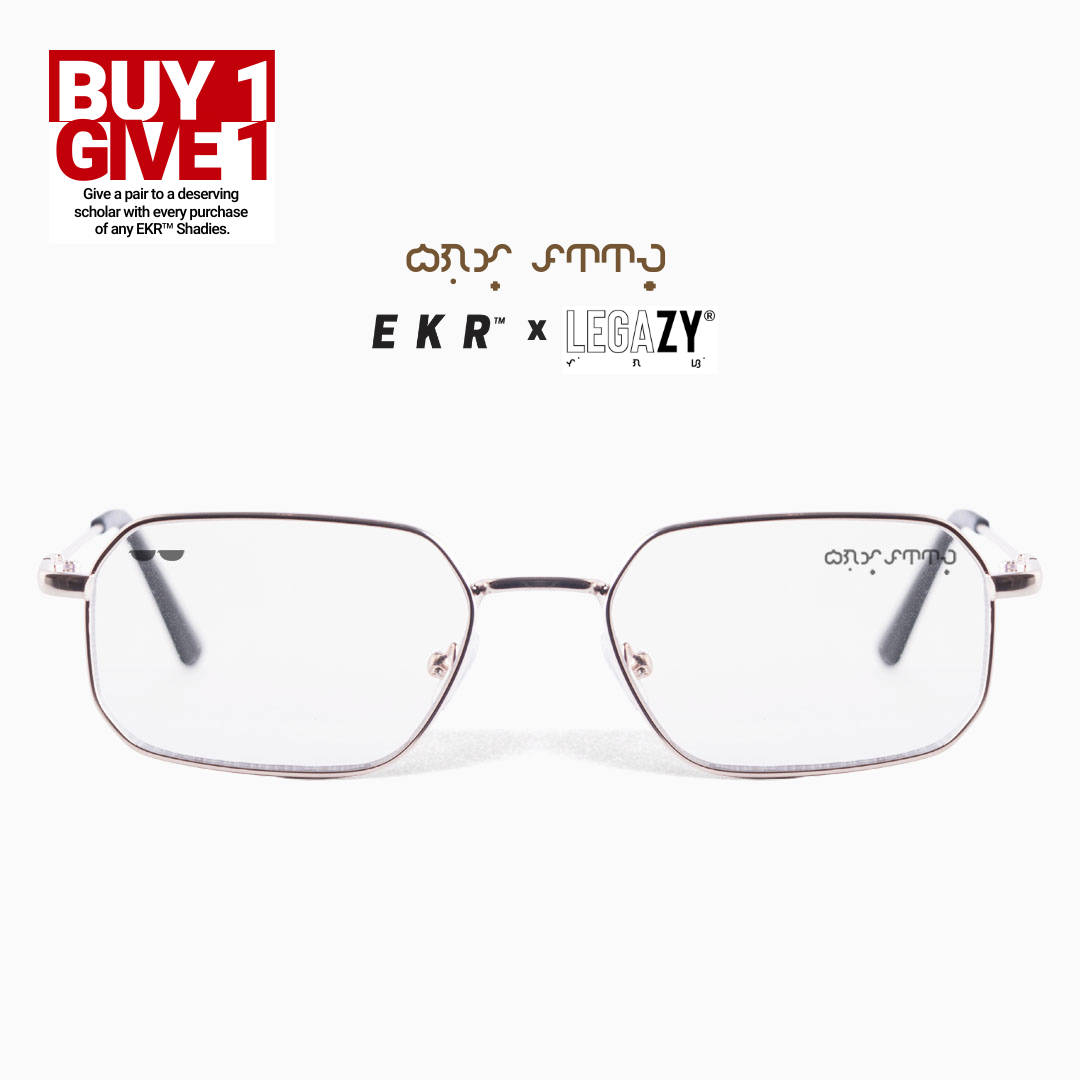The Breezy™ vPrime in Clear Specs | Baybayin Eyewear