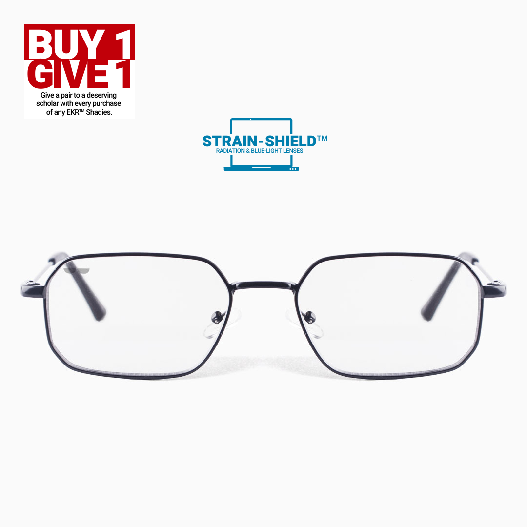 The Breezy™ vPrime in Clear Specs in Black Matte