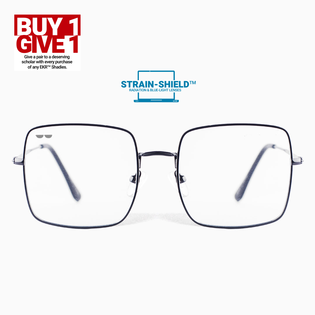 The Brave™ vPrime in Clear Specs in Black Matte
