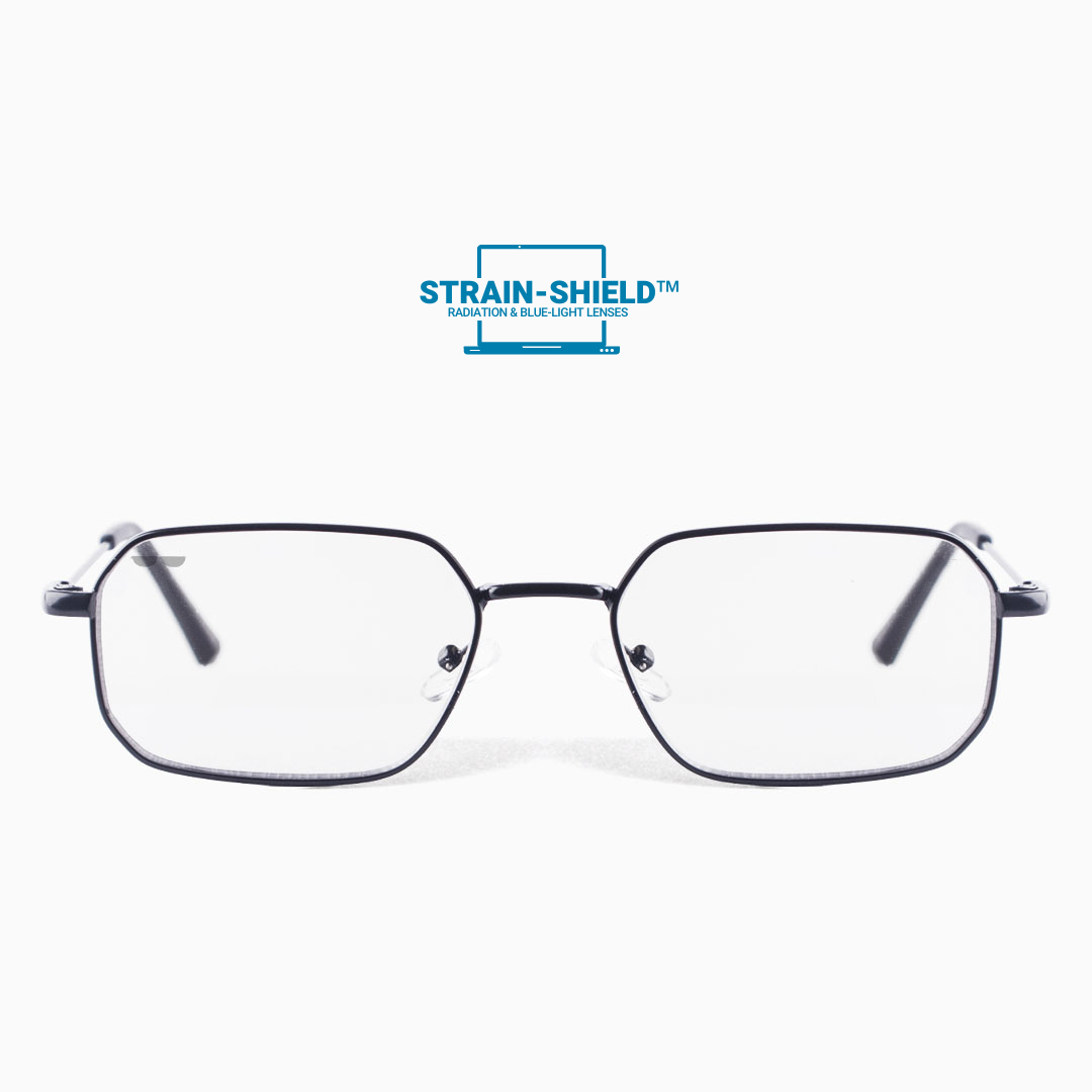 The Breezy™ vPrime in Clear Specs in Black Matte