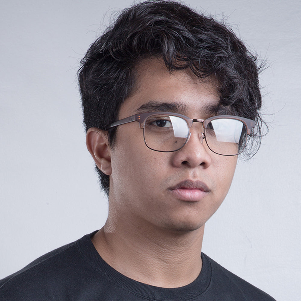 The BULLY™ Burnt vAlpha in Clear Specs