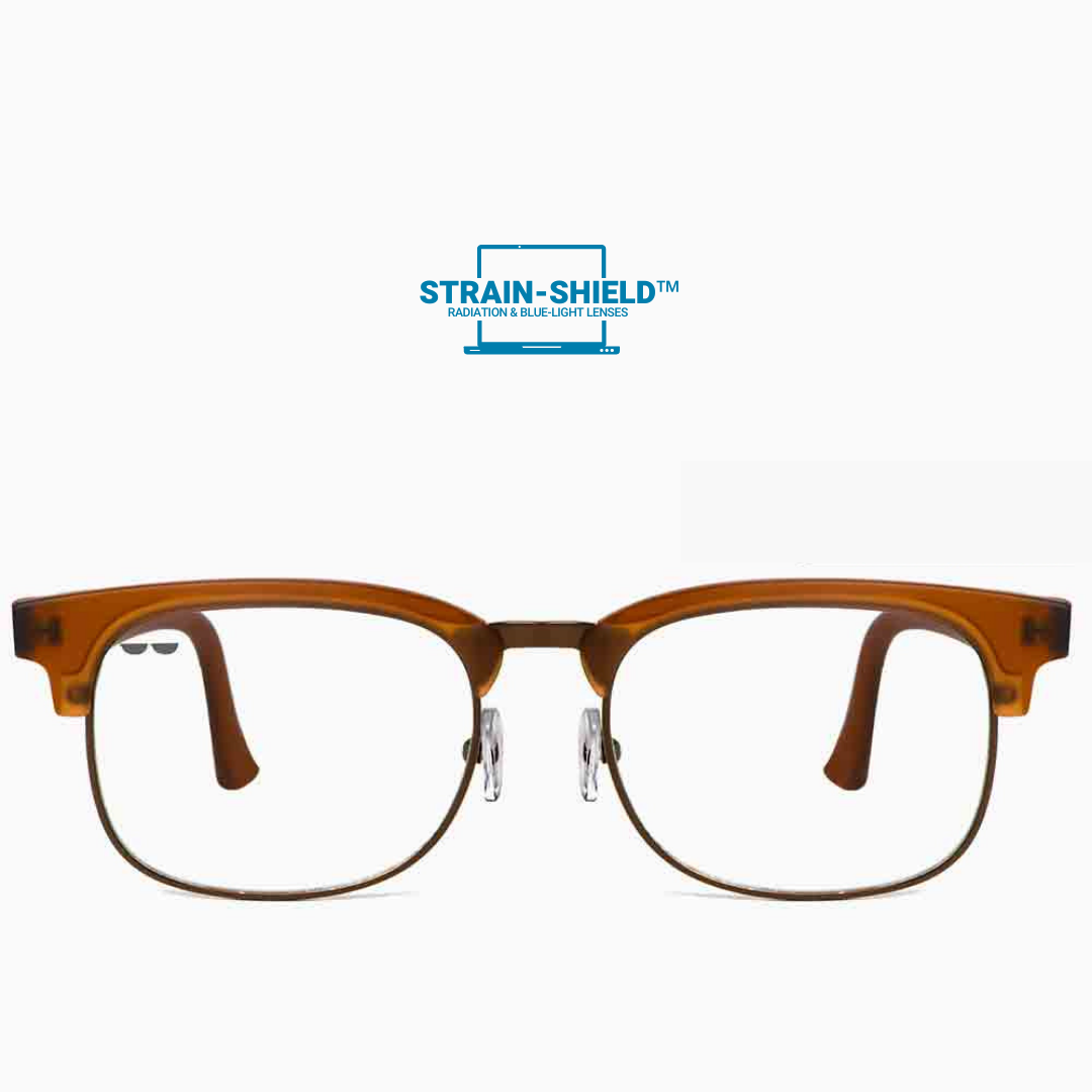 The BULLY™ Burnt vAlpha in Clear Specs