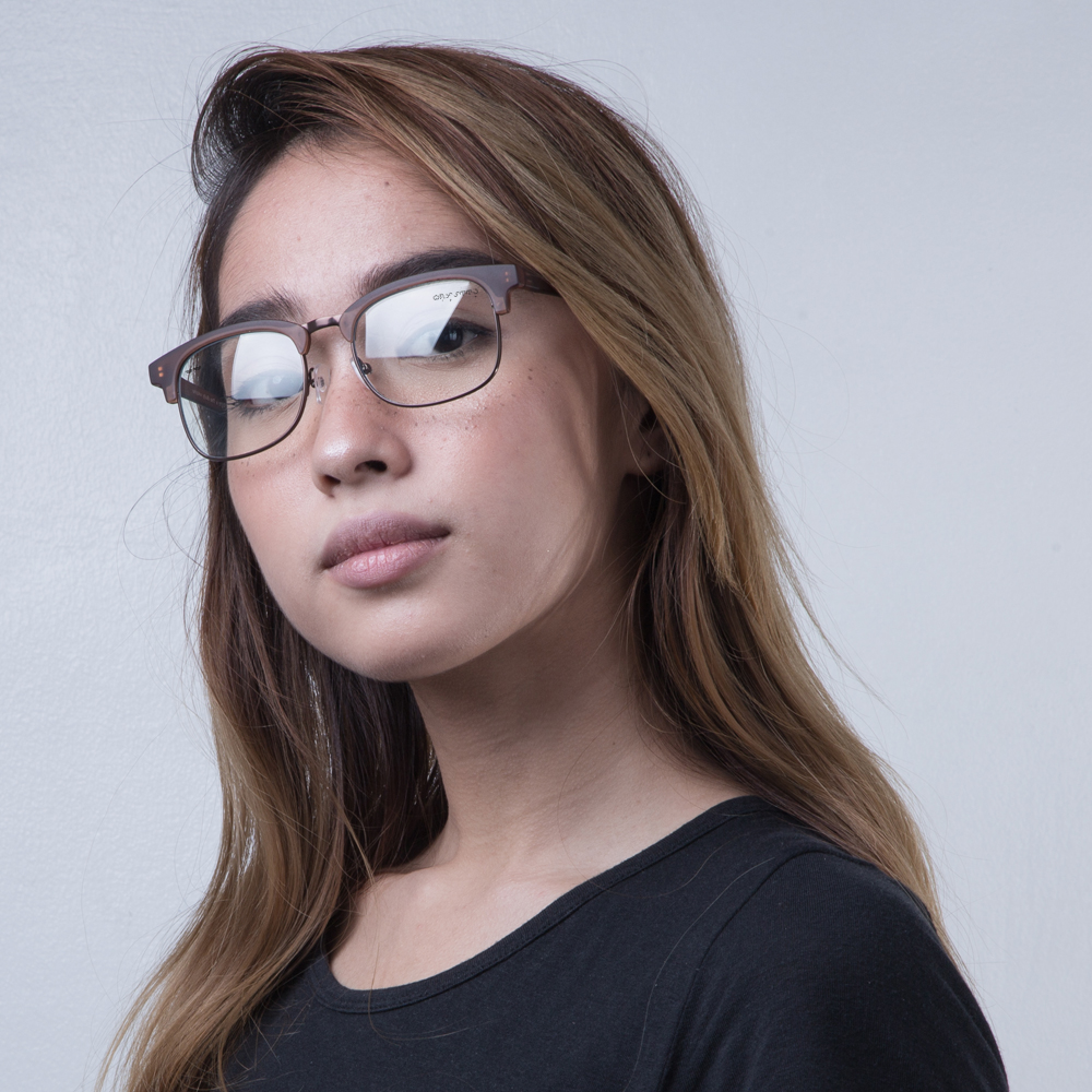 The Bully™ vAlpha in Burnt Clear Specs | Baybayin Eyewear