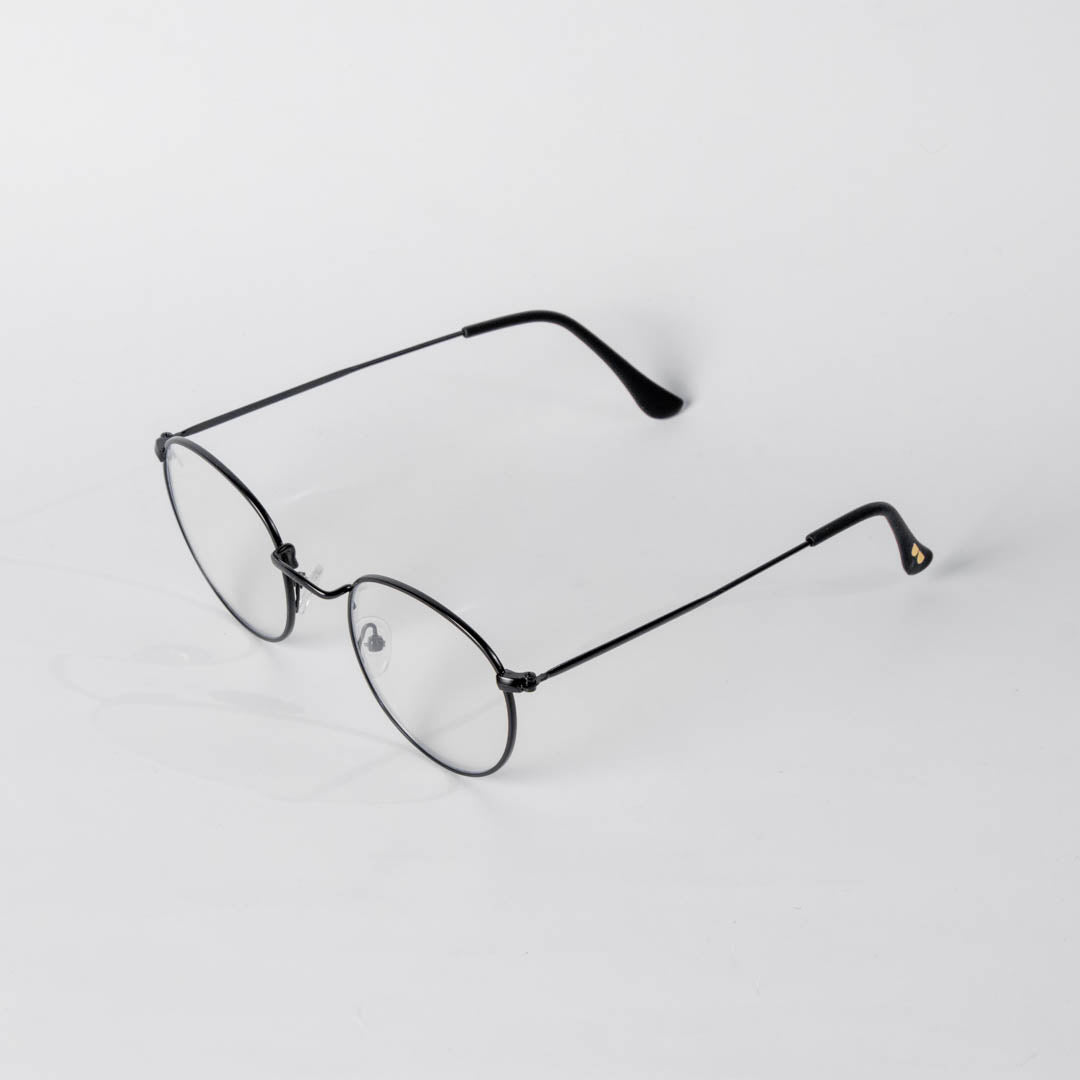 The BURGIS™ vAlpha in Clear Specs in Black Matte